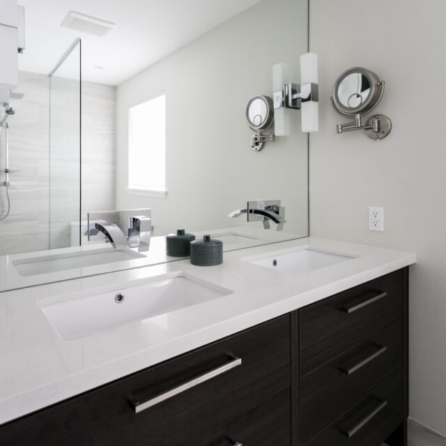 Bathroom Sink with Cabinets