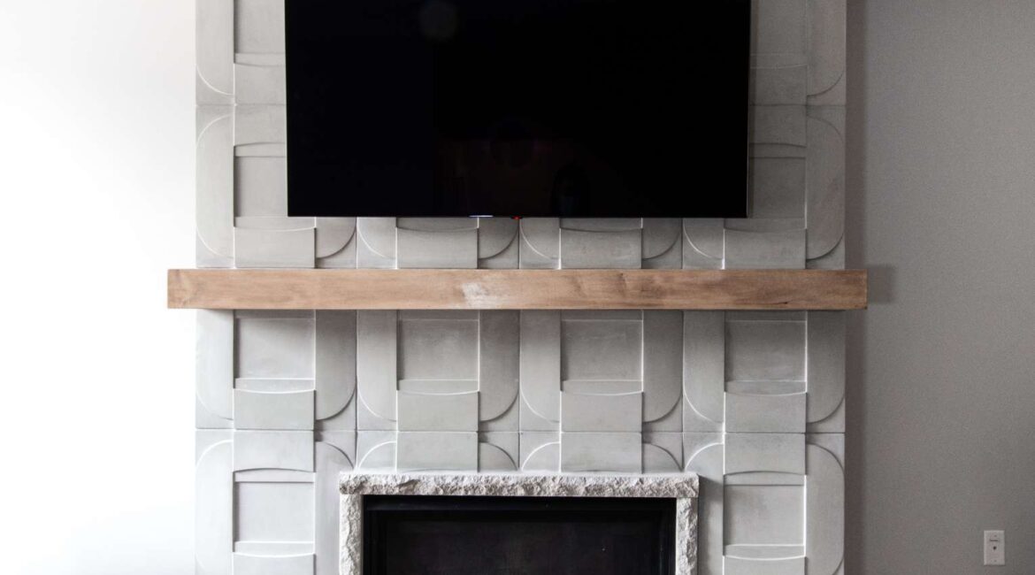 Modern Wall with TV Unit